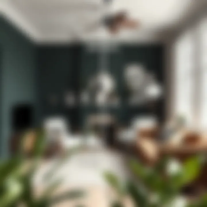 Before and After Transformation Before and after images of a room transformed by a single color.