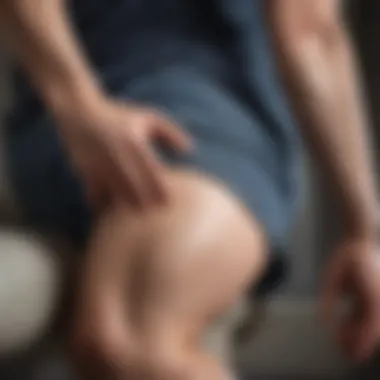 Physiological Benefits of Knee Elevation An illustration depicting the physiological benefits of knee elevation on the spine and lower back.