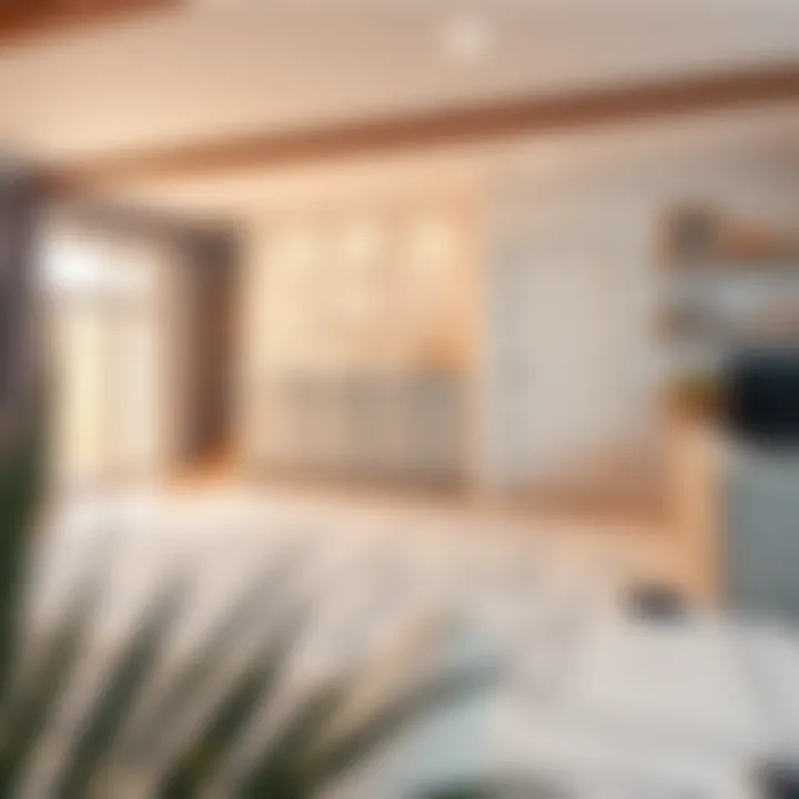 Architectural blueprint of a home with a basement