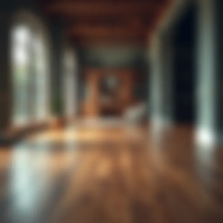 Beautifully maintained hardwood floor showcasing longevity