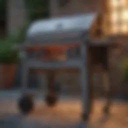 Cutting-edge barbecue grill design showcasing sleek lines and modern materials