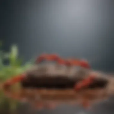 Symbolism of Red Ants in Alternative Medicine An artistic representation of red ants symbolizing their relevance in modern alternative medicine.