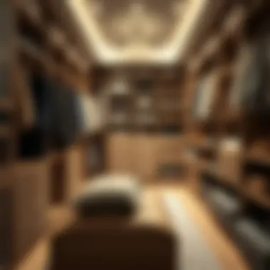 Luxurious Closet Materials Luxurious materials used in closet transformation