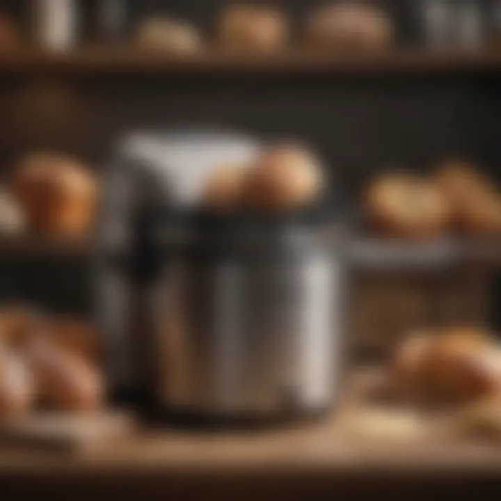 Various bread and dough maker models displayed together