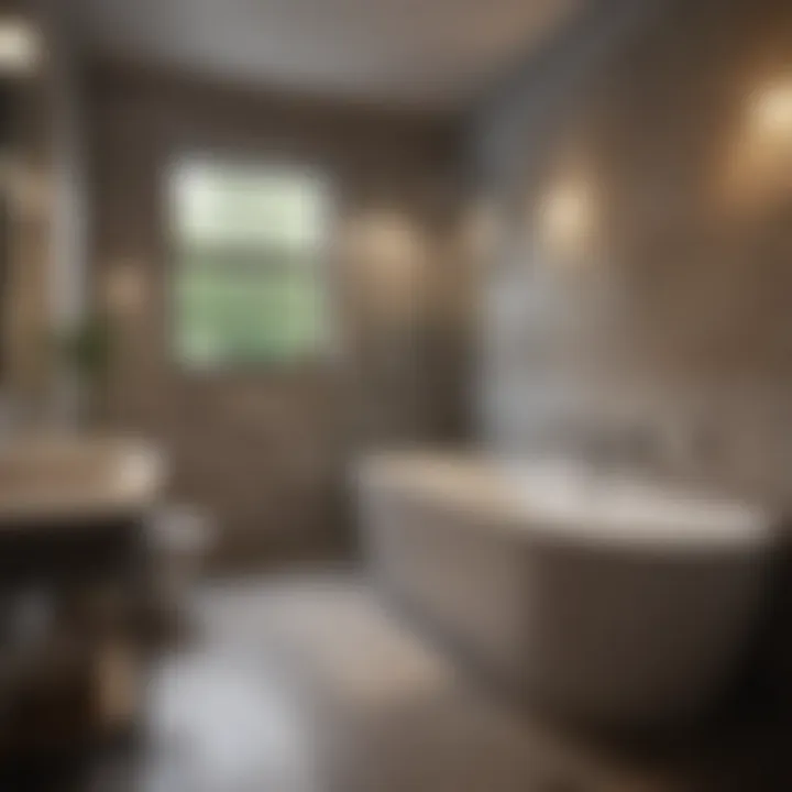 Infographic illustrating factors affecting bathroom renovation costs
