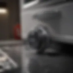 Close-up of a dishwasher capsule highlighting its design features