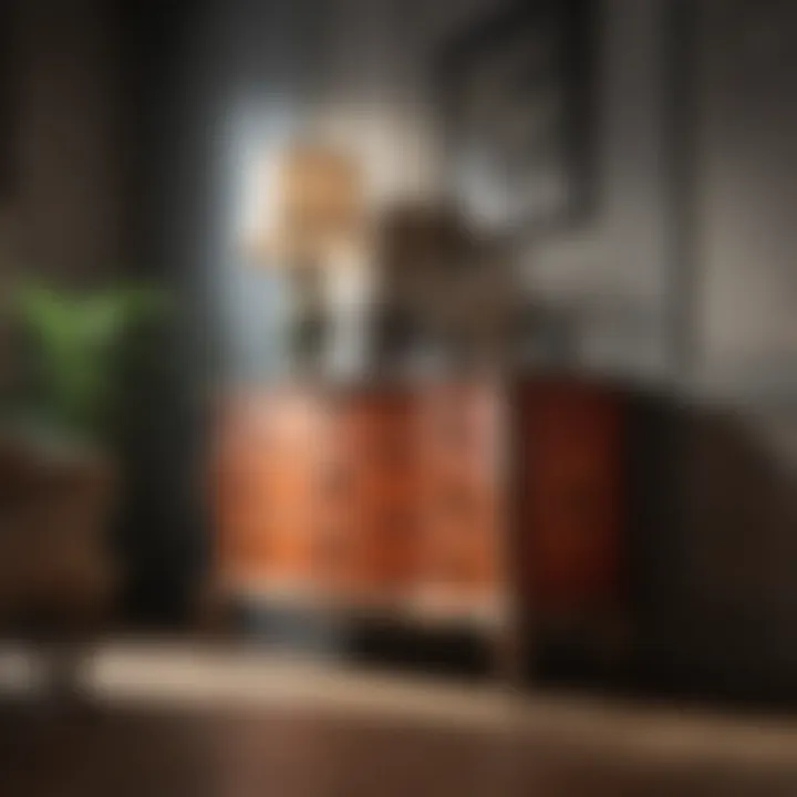 Elegant high-end painted furniture showcasing intricate designs.