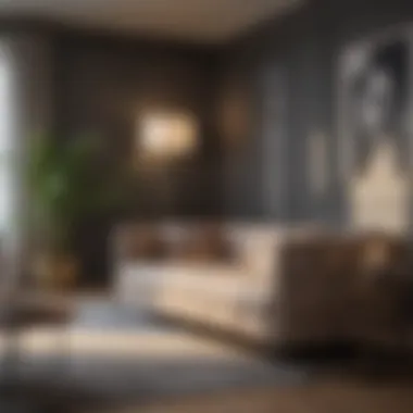High-End Furniture in Modern Interiors Stylish interior featuring high-end painted furniture as a focal point.