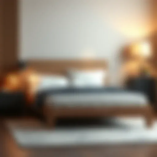 Detailed view of full bed dimensions with measurements