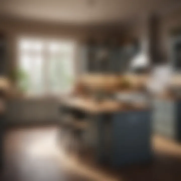 Budget planning for kitchen renovation illustrated with charts