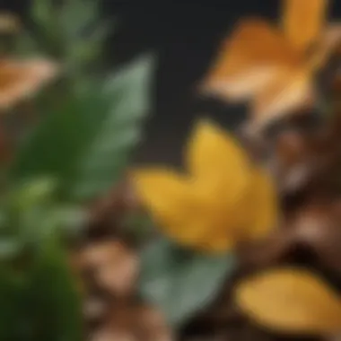 Healthy vs Unhealthy Leaves Healthy vs unhealthy plant leaves comparison