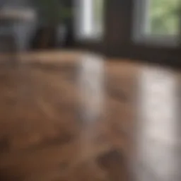 Elegant hardwood flooring in a modern living space