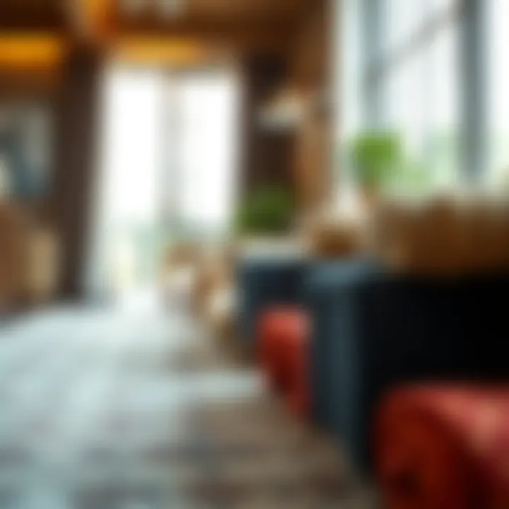 Variety of Carpet Materials Different types of carpet materials displayed