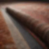 A variety of carpet materials displayed side by side