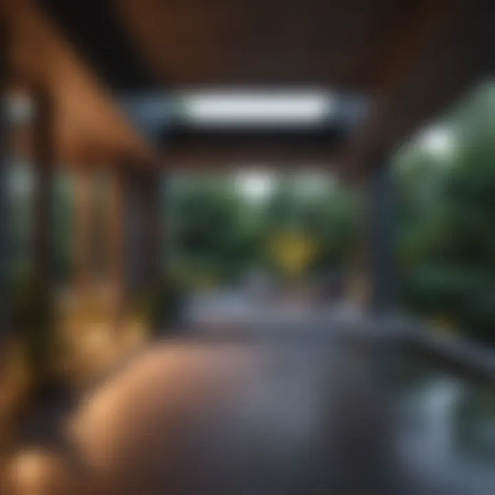 Modern eco-friendly house illustrating contemporary sustainable design