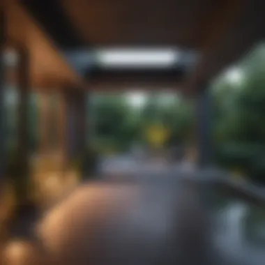 Sustainable Design in Modern Residential Architecture Modern eco-friendly house illustrating contemporary sustainable design