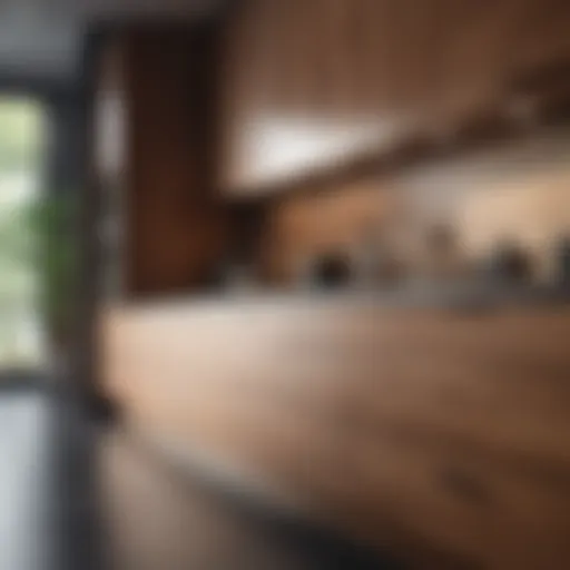 Elegant modern kitchen cabinets showcasing premium finishes