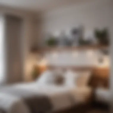Practical Storage Above the Bed Functional storage solution integrated into bedroom design