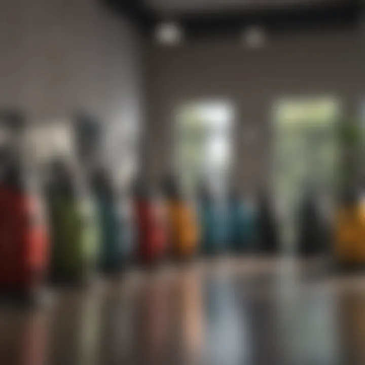 An array of different types of steam cleaners displayed together.