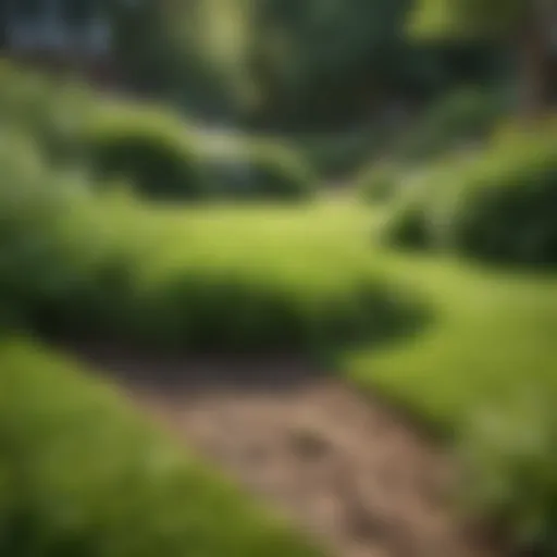 A lush green lawn after successful weed eradication.