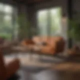 Seasonal furniture sale event showcasing discounts