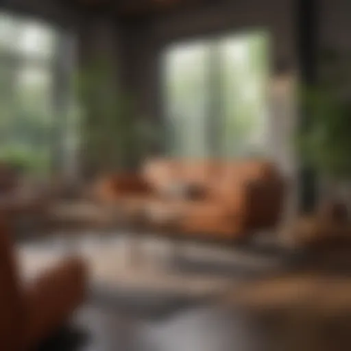 Seasonal furniture sale event showcasing discounts