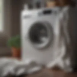 Washing machine with large comforter